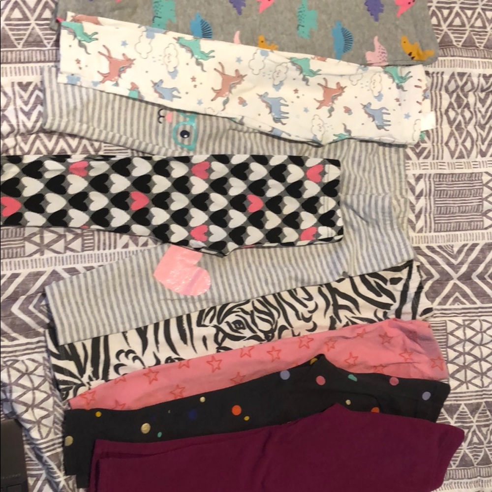 Lot of 10 toddler girl size 3t leggings